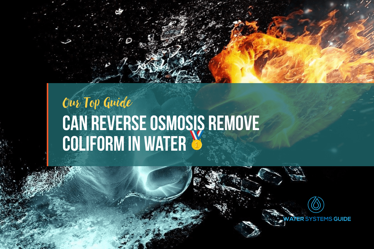 Can Reverse Osmosis Remove Coliform In Water