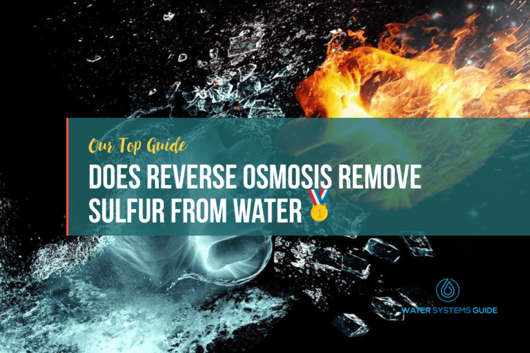 Does Reverse Osmosis Remove Sulfur From Drinking Water?