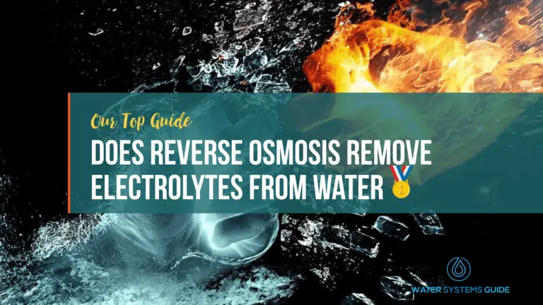 Does Reverse Osmosis Remove Electrolytes From Drinking Water