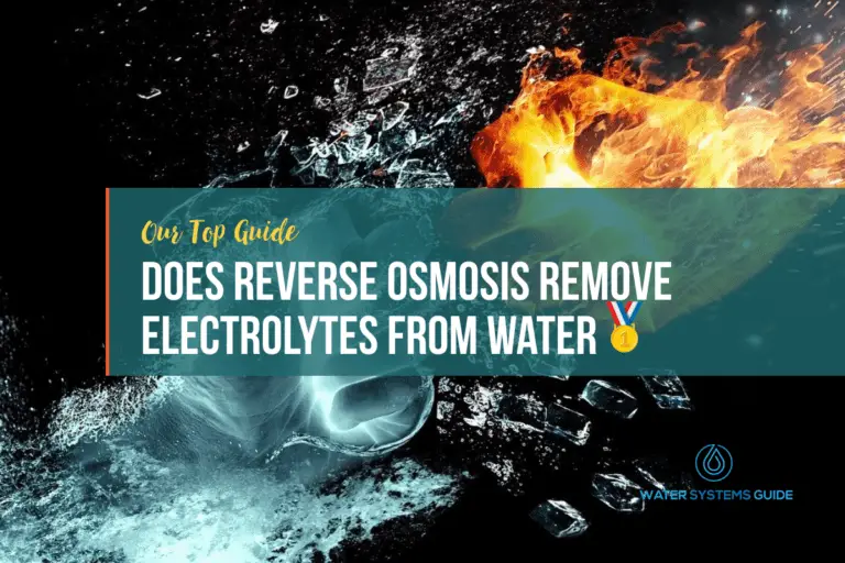 Does Reverse Osmosis Remove Electrolytes From Drinking Water